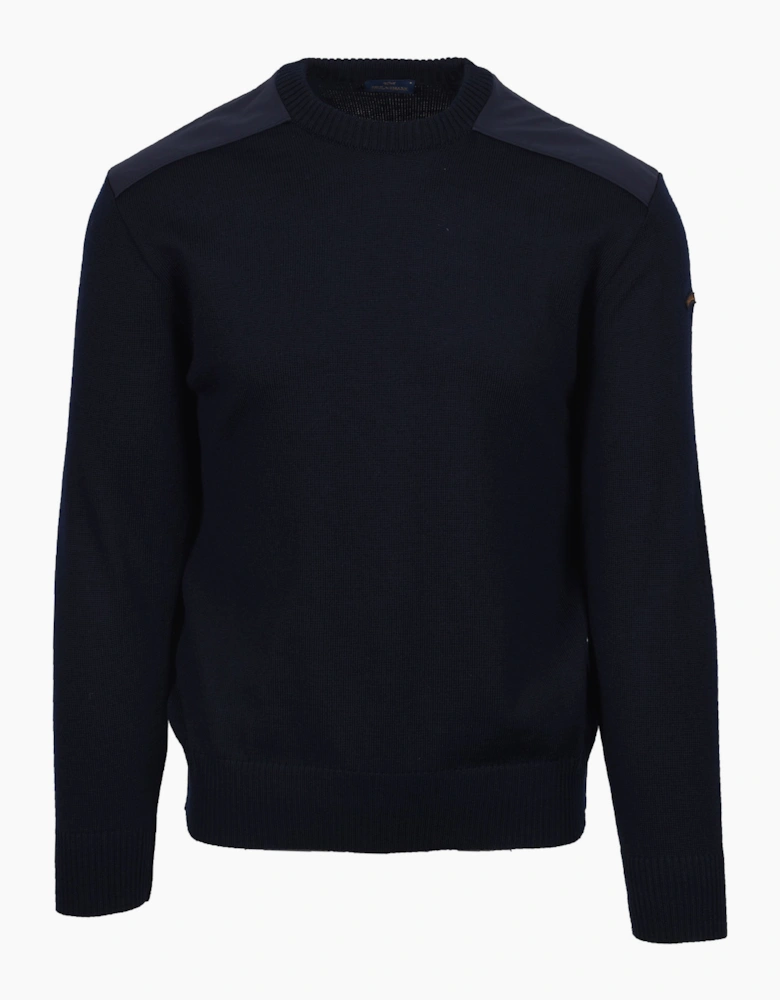 CREW NECK KNITWEAR NAVY
