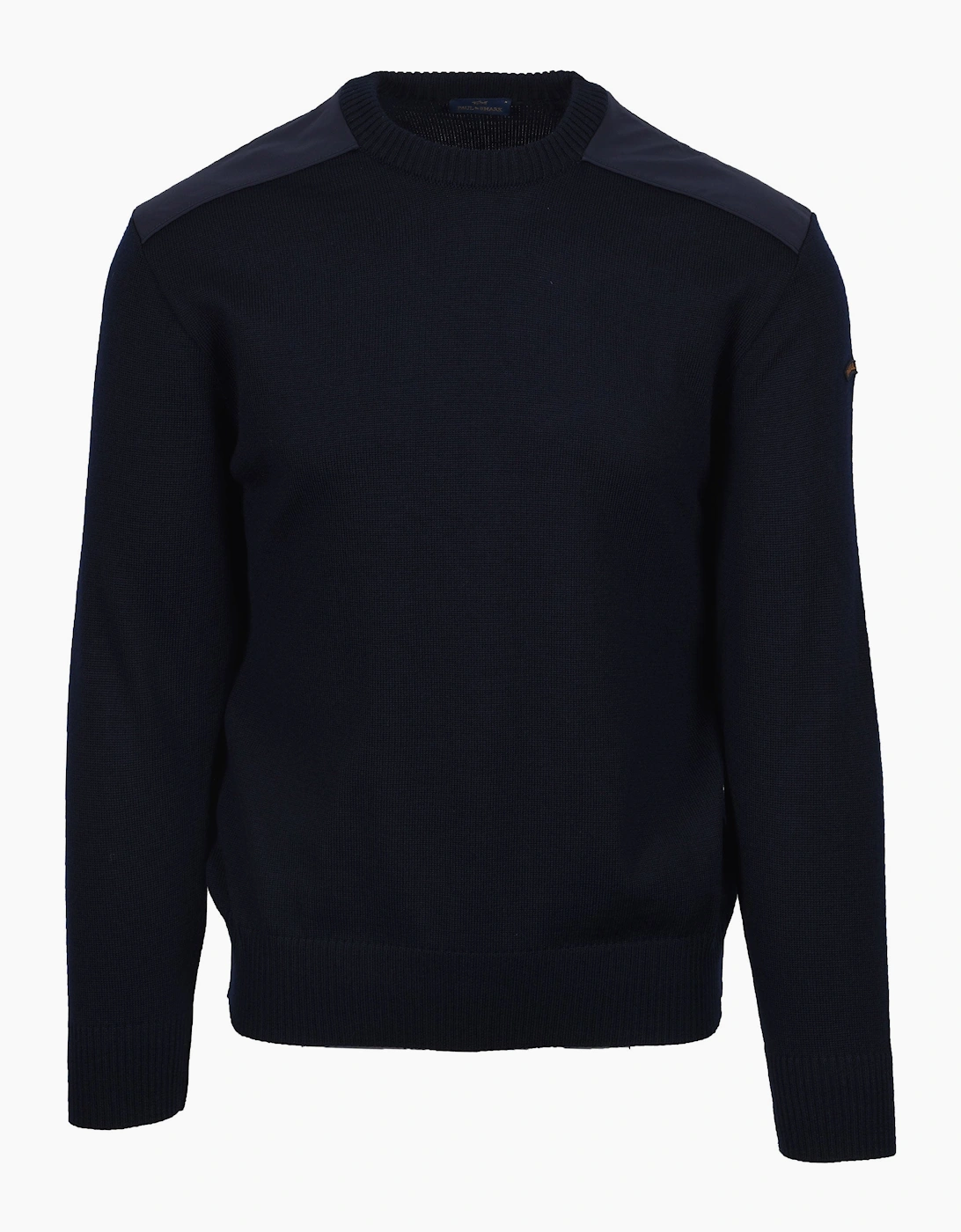 Paul & Shark Men's Navy Crew Neck Knitwear - : 42 Size Xl