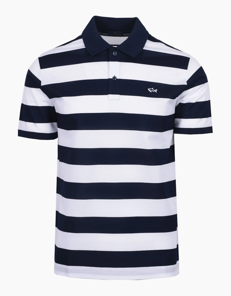 POLO NAVY/WHITE STRIPE