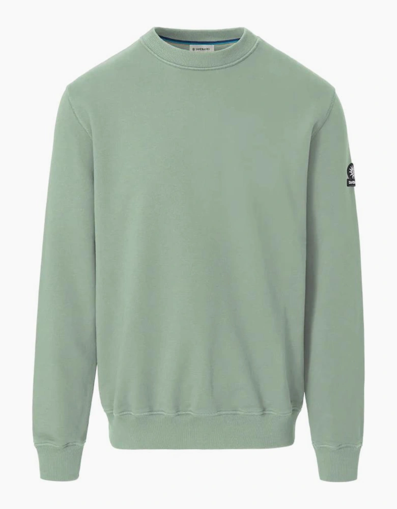Badge Logo Sweatshirt S1-26 Sage
