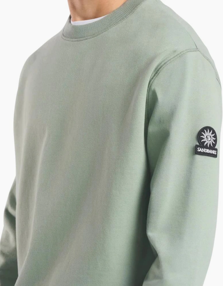 Badge Logo Sweatshirt S1-26 Sage