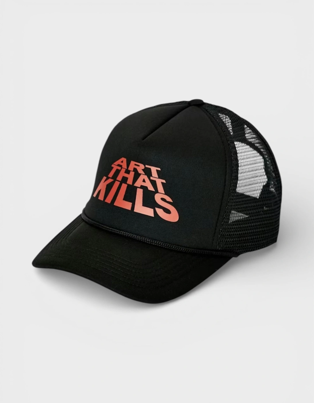 Gallery Dept Men's Black Atk Stack Logo Trucker - Size: One Size