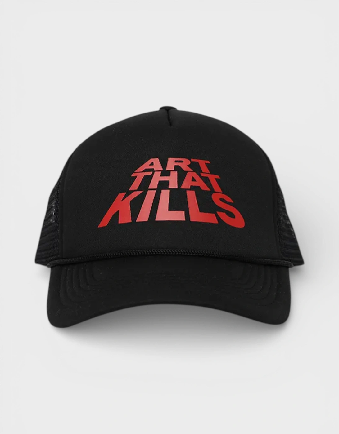 ATK Stack Logo Trucker Black