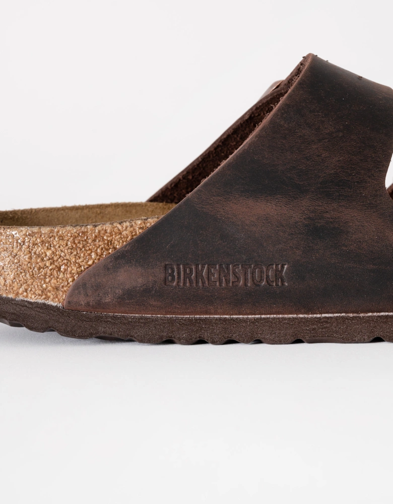 Soft Footbed Womens Oiled Leather Sandals - Habana