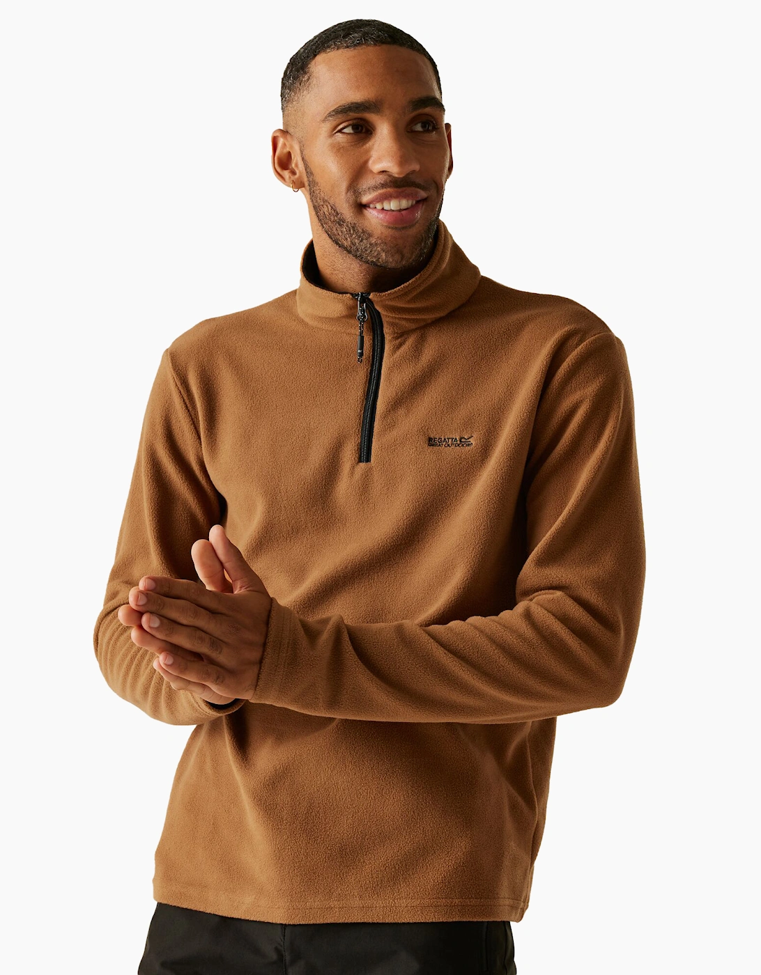 Great Outdoors Mens Thompson Half Zip Fleece Top