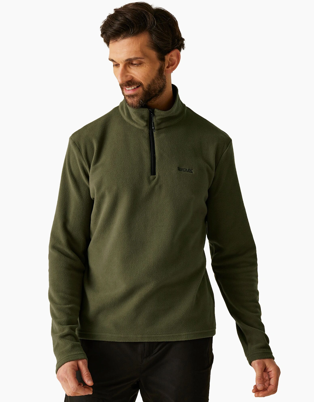 Great Outdoors Mens Thompson Half Zip Fleece Top