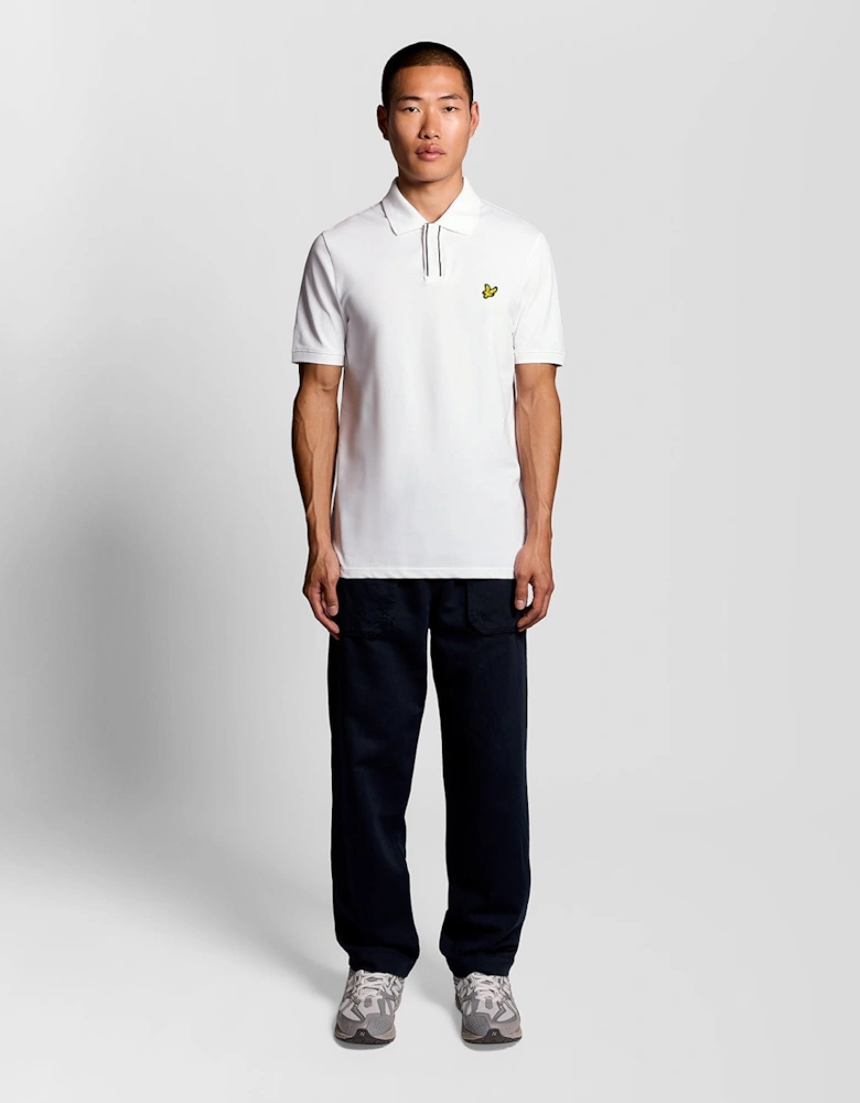 Placket Tipped Polo Shirt