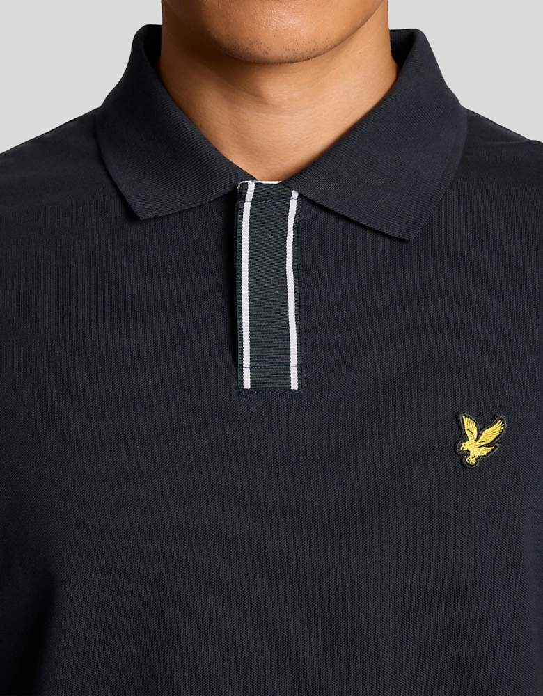 Placket Tipped Polo Shirt