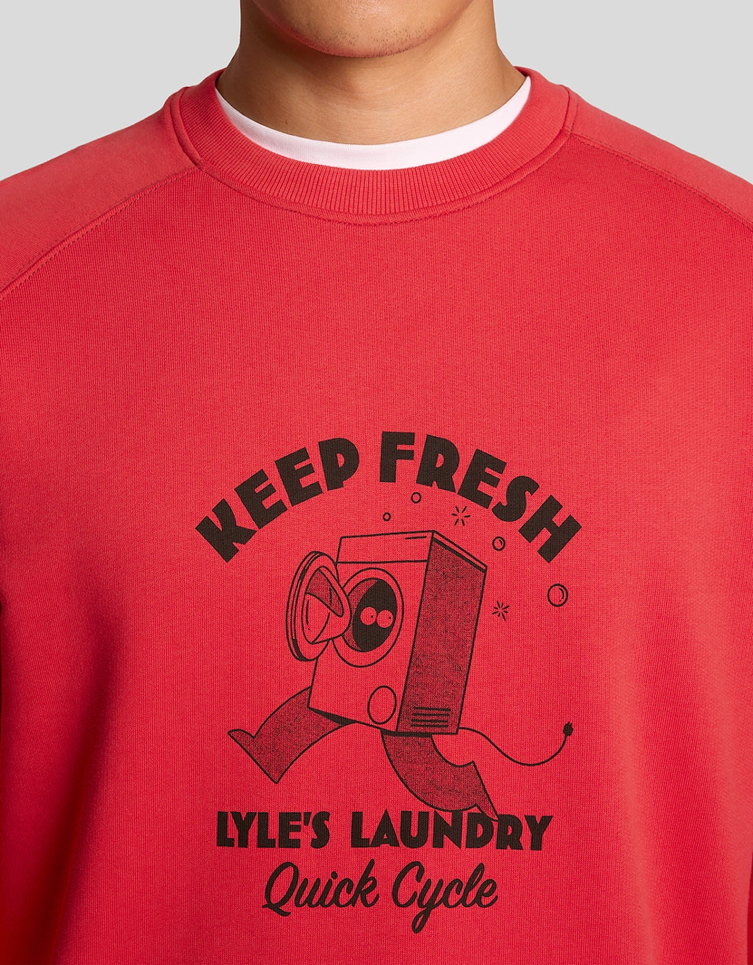 Chest Print Graphic Sweatshirt