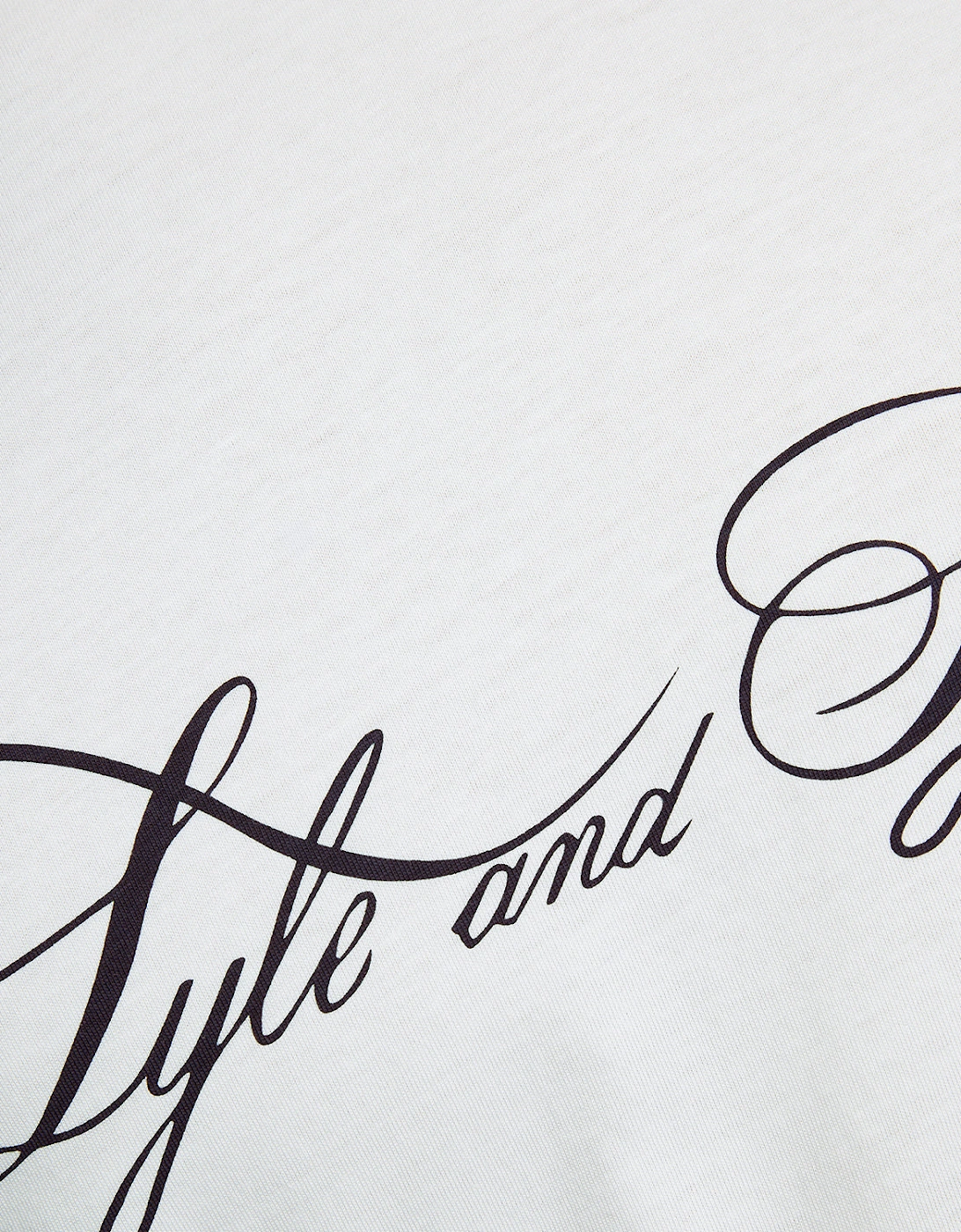 Superfine Cotton Graphic Logo T-Shirt