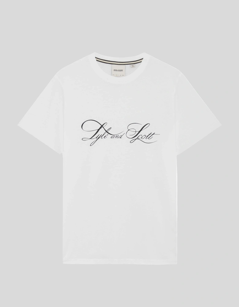 Superfine Cotton Graphic Logo T-Shirt