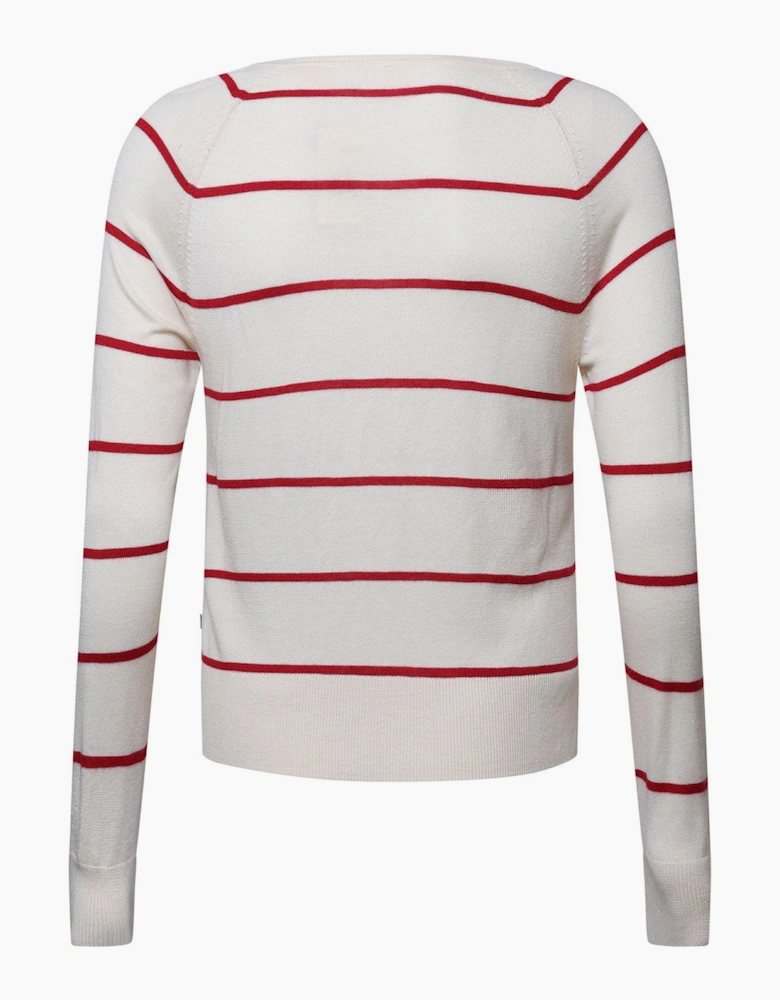 Petal V-Neck Sweatshirt