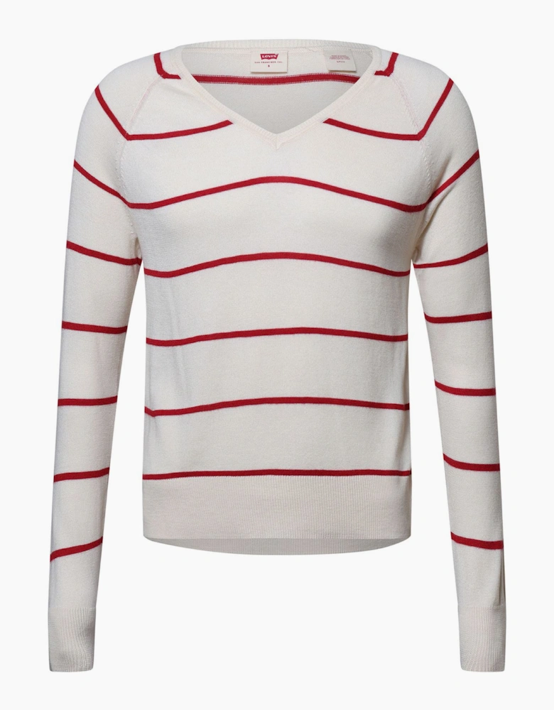 Petal V-Neck Sweatshirt