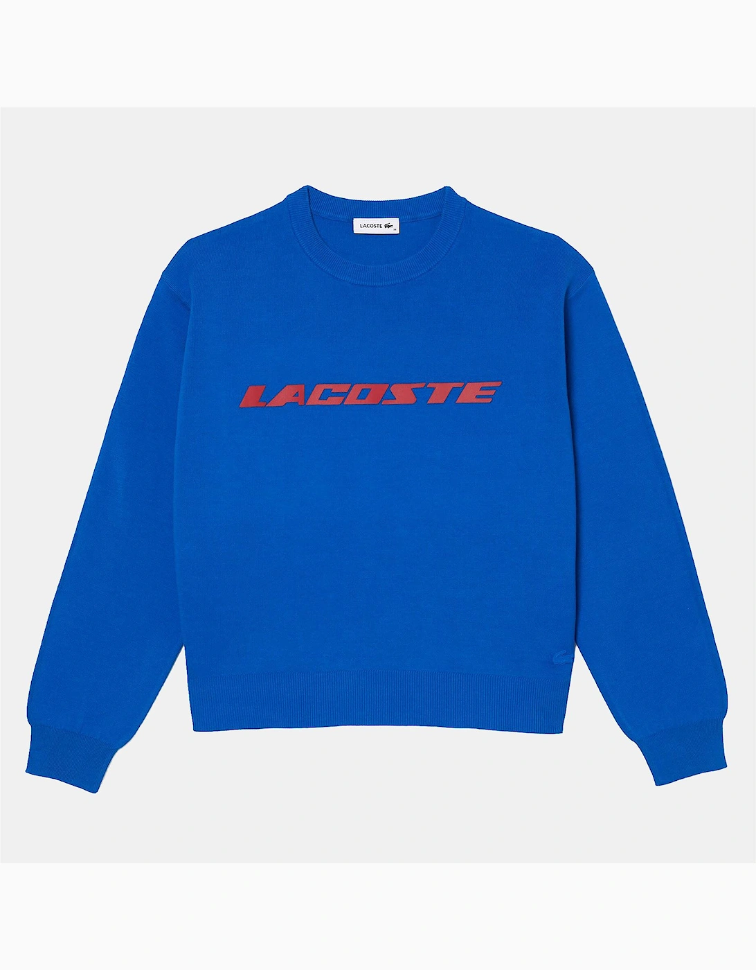 Contrast Branded Crewneck Sweatshirt
