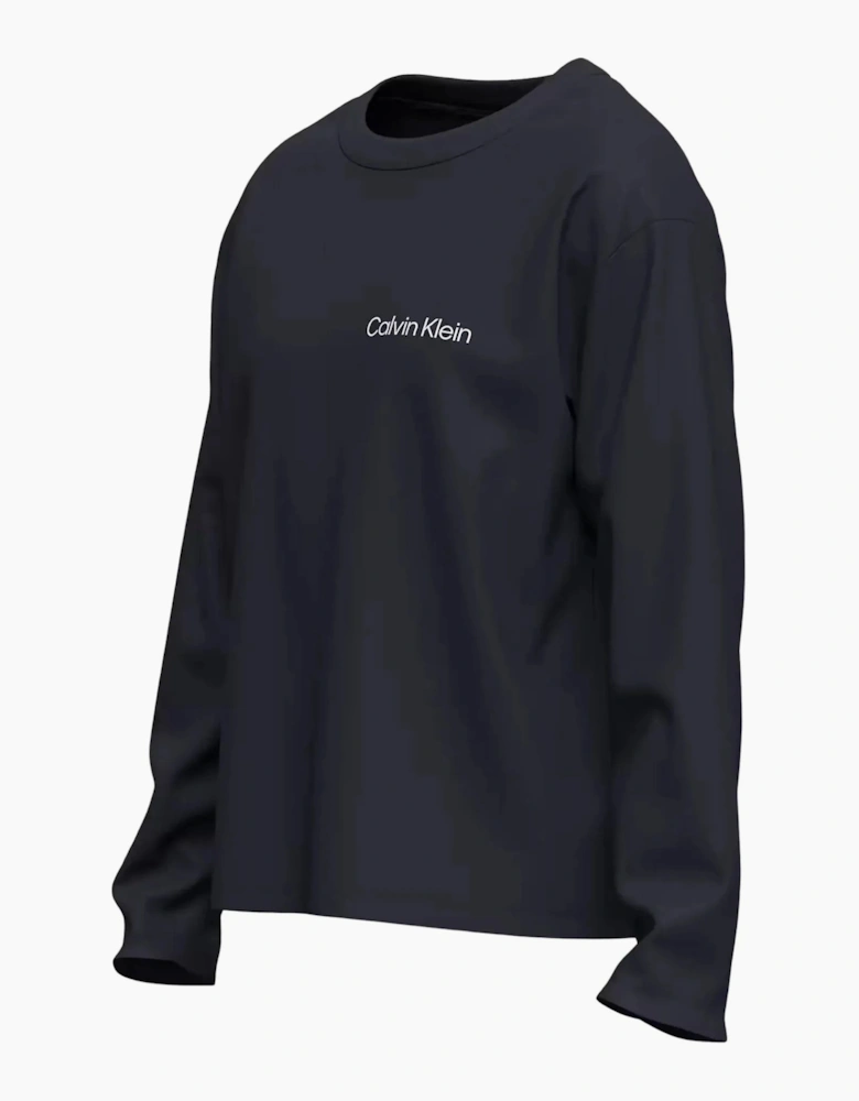 Icon Luxe Jersey Pyjama Set, Dark Navy