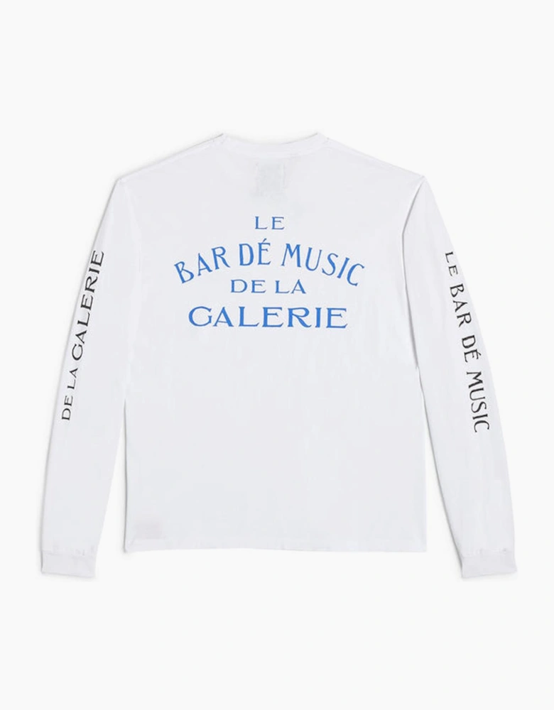 Le Bar Long Sleeve T-Shirt in White
