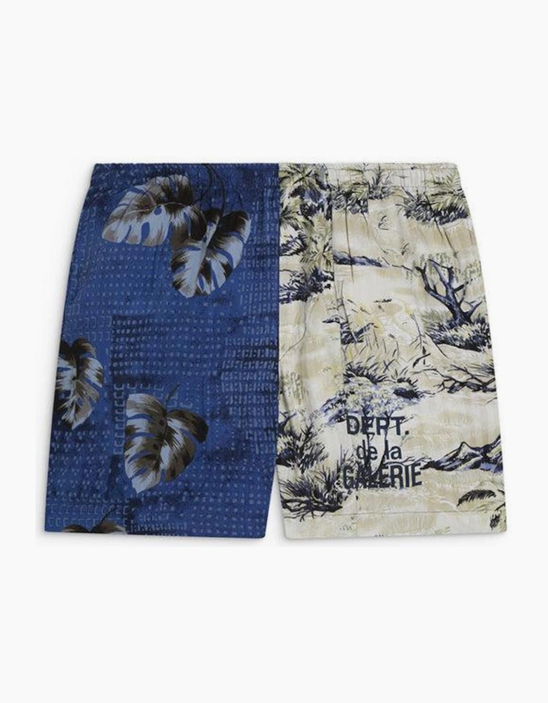 Zuma Vacation Shorts in Blue/White