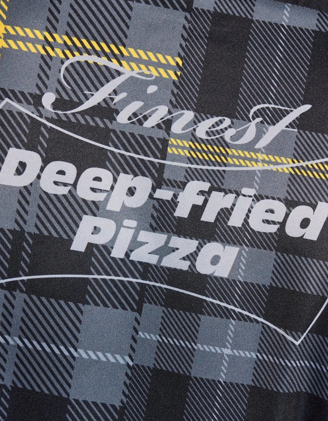 Plaid Short Sleeve Football Jersey