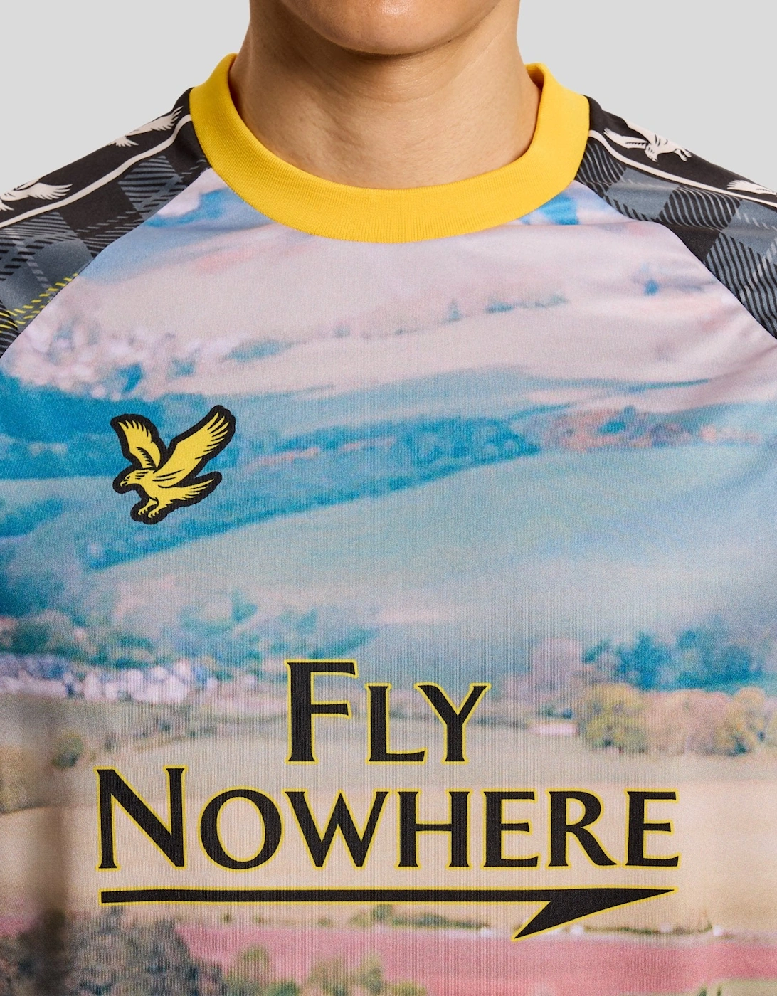 Sheep Graphic Long Sleeve Football Jersey