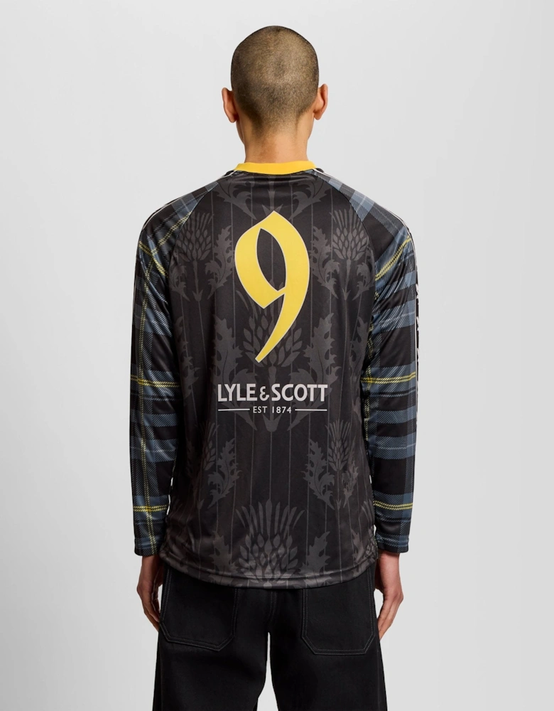 Sheep Graphic Long Sleeve Football Jersey