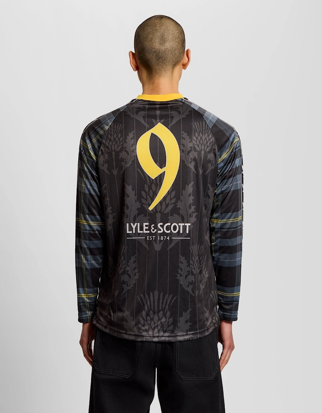 Sheep Graphic Long Sleeve Football Jersey