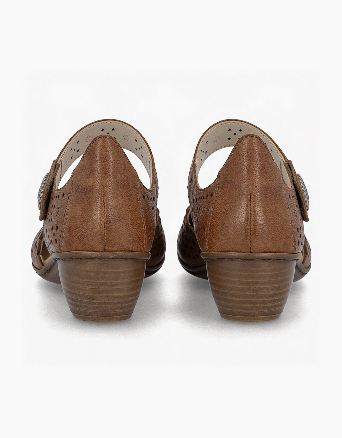 MIRJAM 43753-22 Womens Ankle Strap Sandals Tan