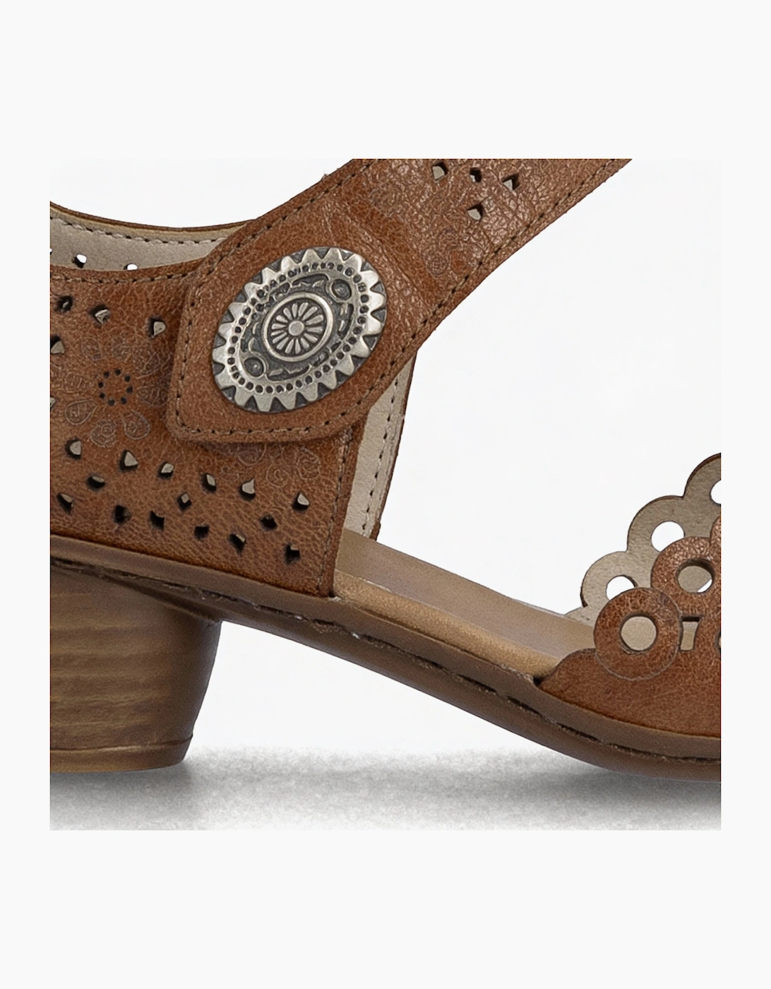 MIRJAM 43753-22 Womens Ankle Strap Sandals Tan