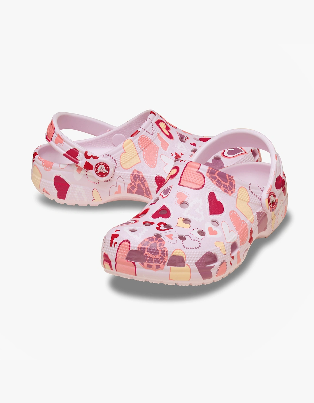 CLASSIC VDAY Girls Clogs Sandals Pink Milk/Hearts