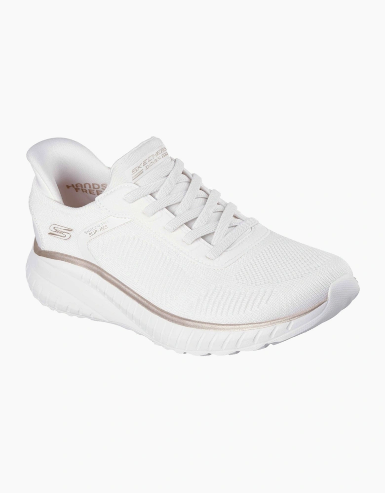 BOBS Sport Squad Chaos Textile Women's White/Gold Standard Trainers