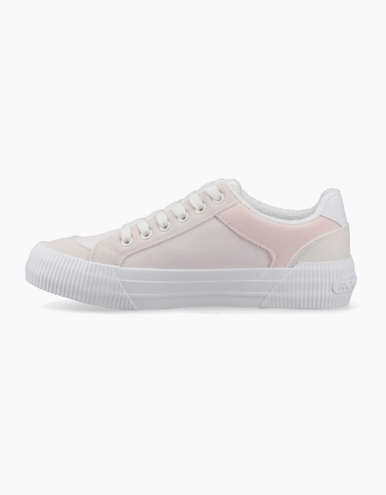 Cheery Blocked Lyon Textile Women's Pale Combo Trainers