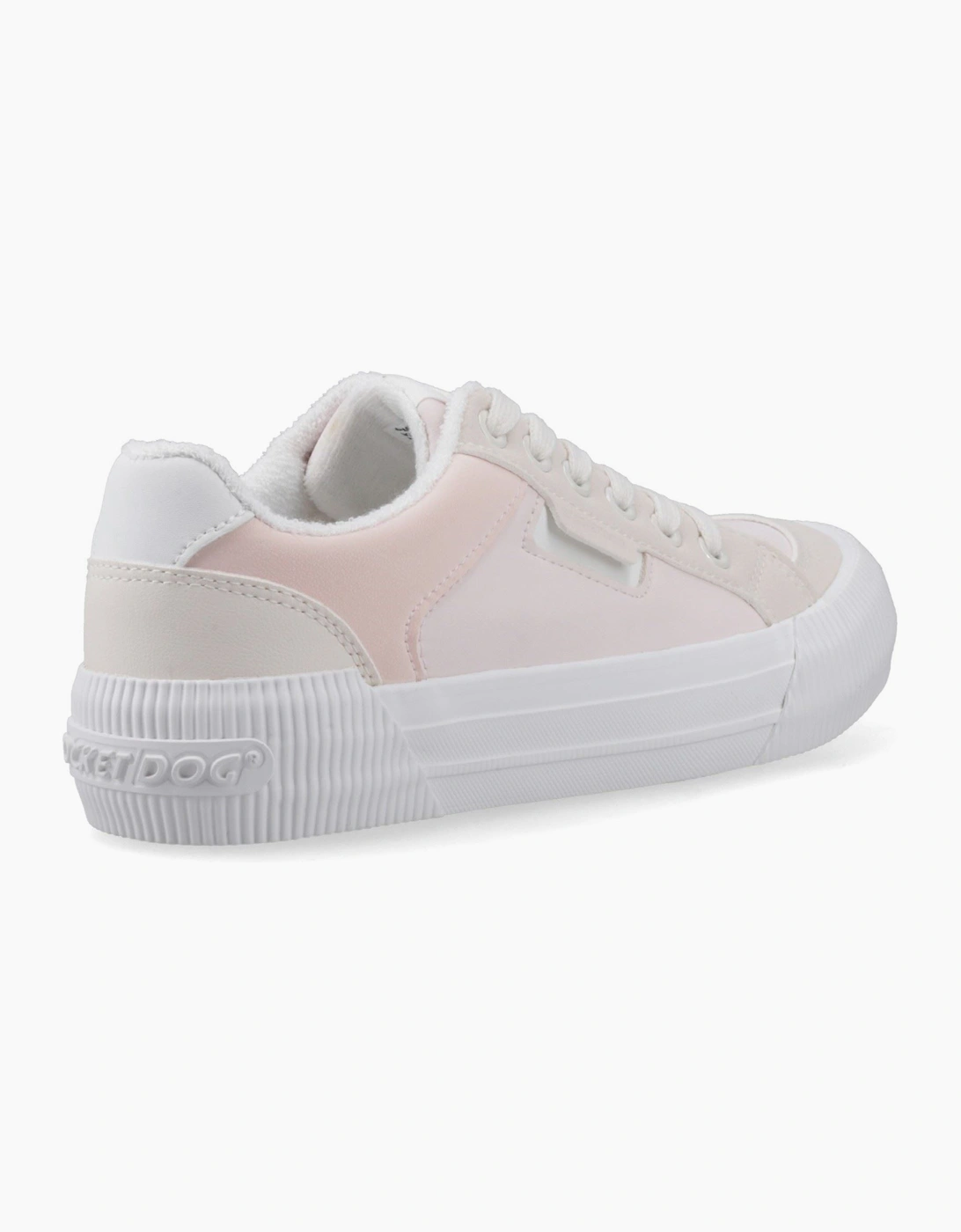 Cheery Blocked Lyon Textile Women's Pale Combo Trainers