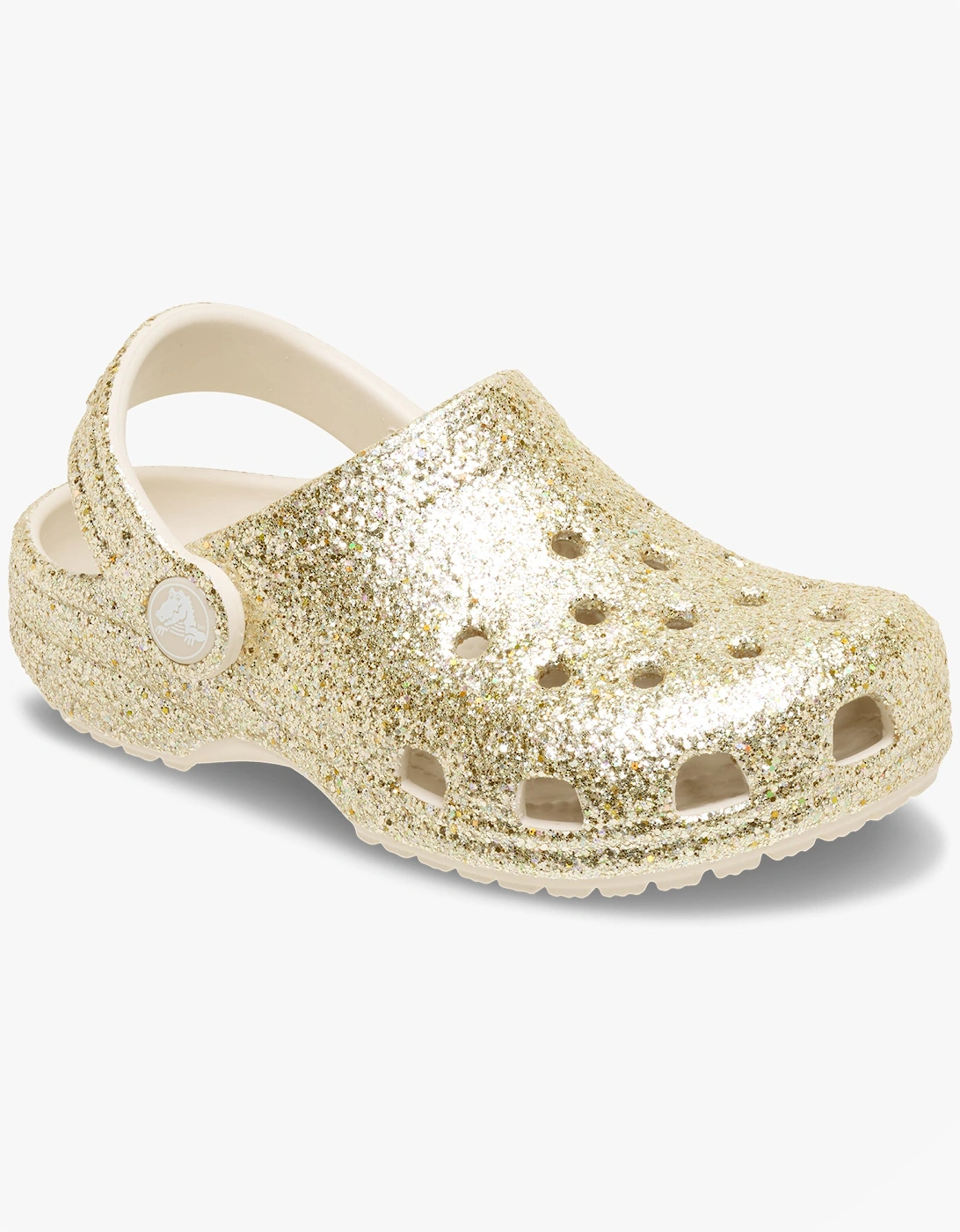 CLASSIC CHUNKY GLITTER Girls Clogs Sandals Sandstone