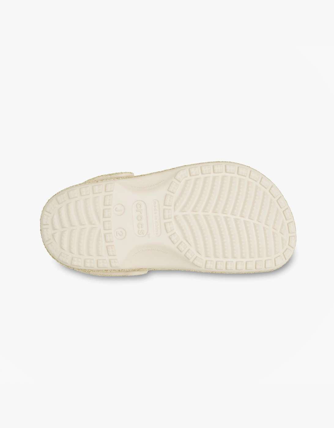 CLASSIC CHUNKY GLITTER Girls Clogs Sandals Sandstone