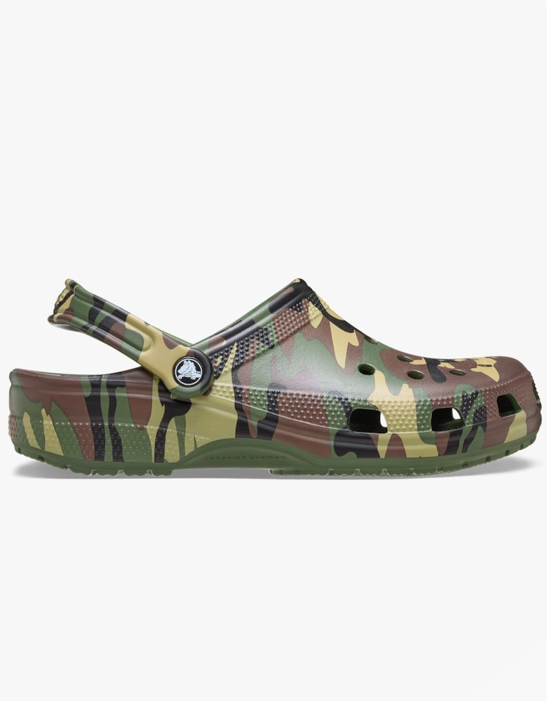 CLASSIC CAMOUFLAGE Unisex Adults Clogs Sandals Army Green/Multi