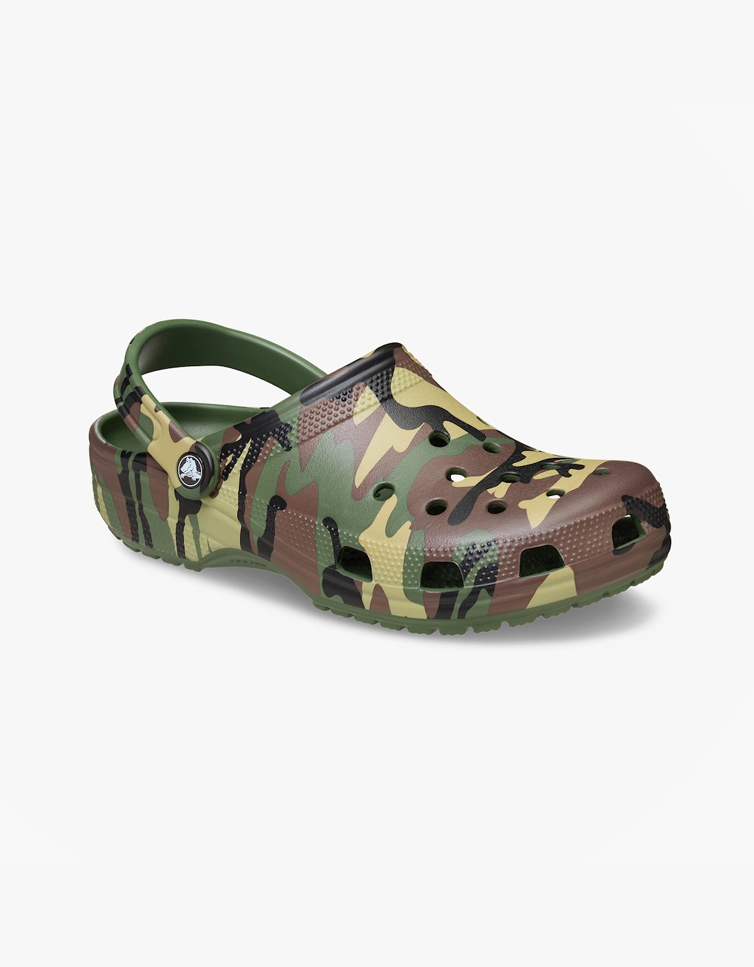 CLASSIC CAMOUFLAGE Unisex Adults Clogs Sandals Army Green/Multi