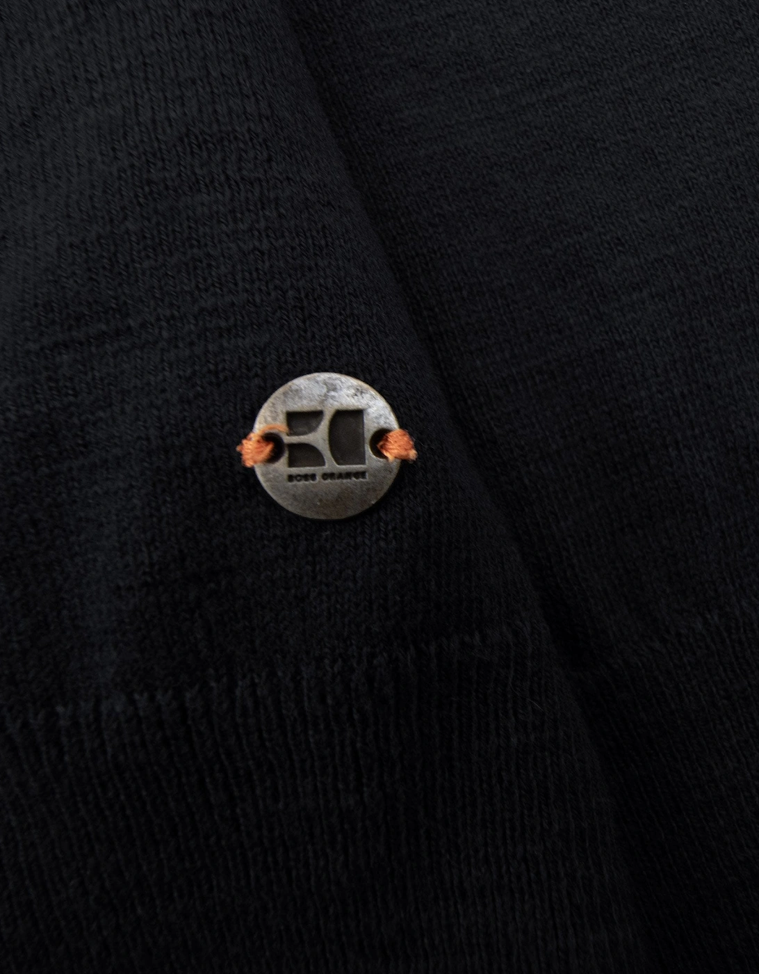 Light Fleece V Neck Sweatshirt Black SA30