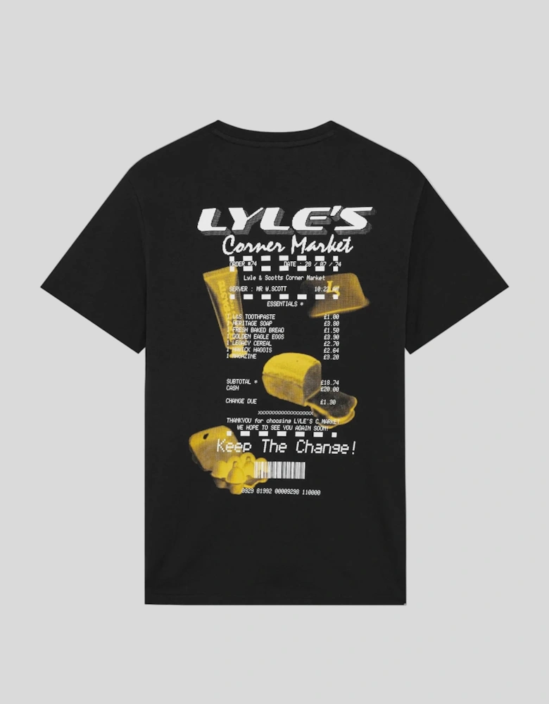 Back Print Graphic T-Shirt