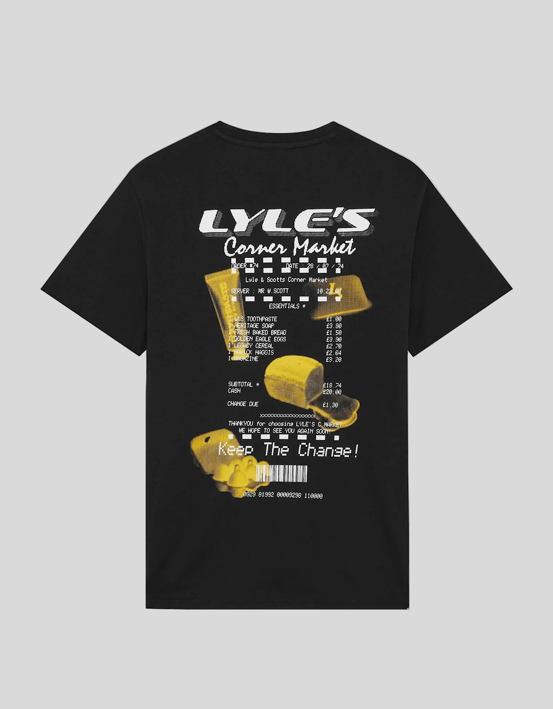 Back Print Graphic T-Shirt