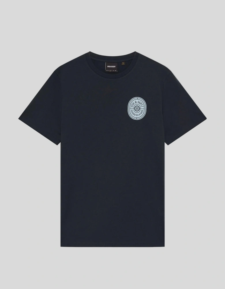 Graphic Badge Cotton T-Shirt