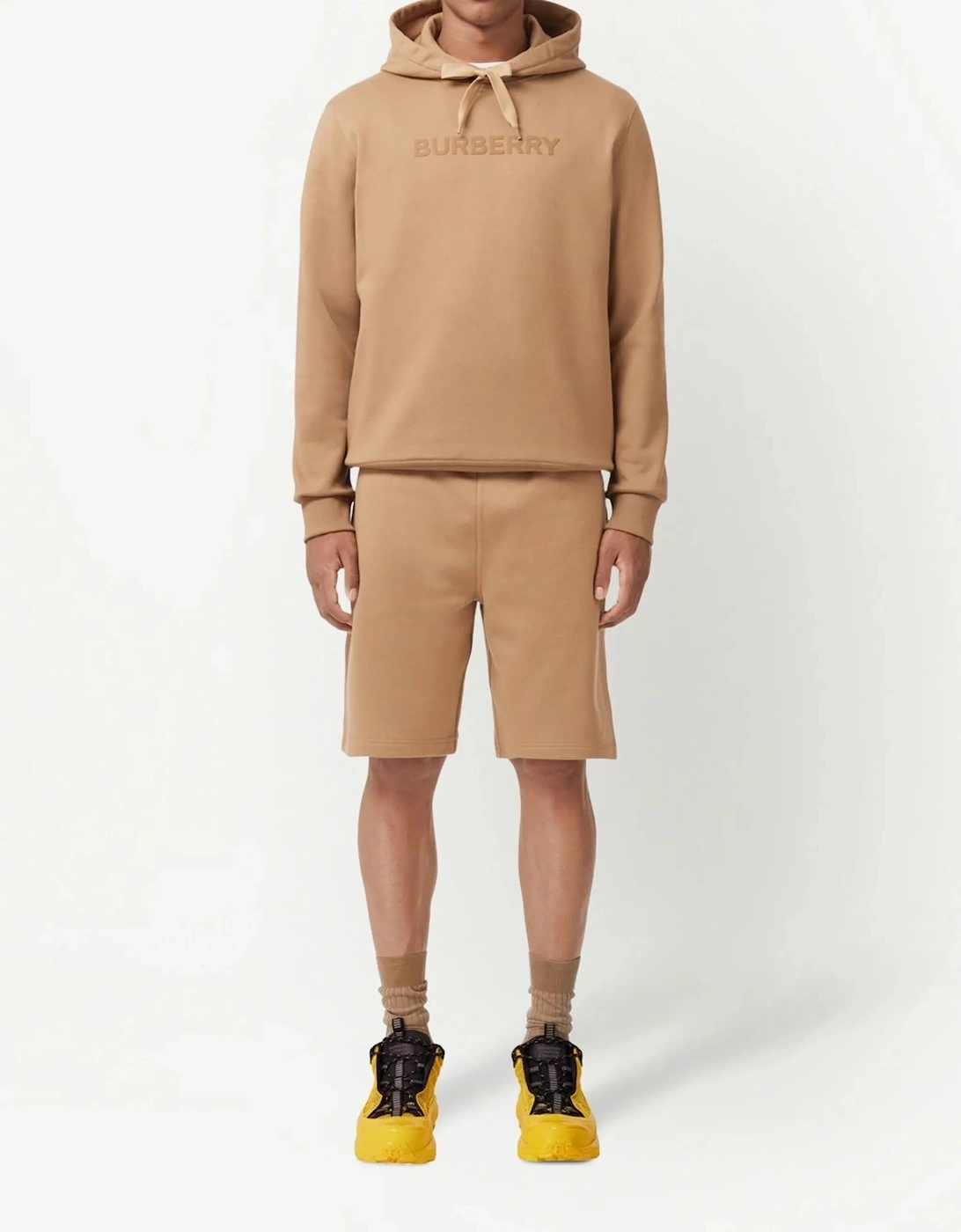 Sweat Track Shorts Brown