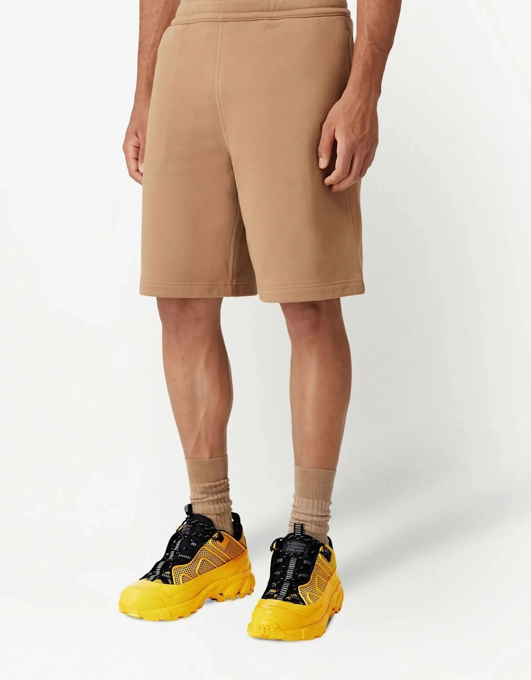 Sweat Track Shorts Brown