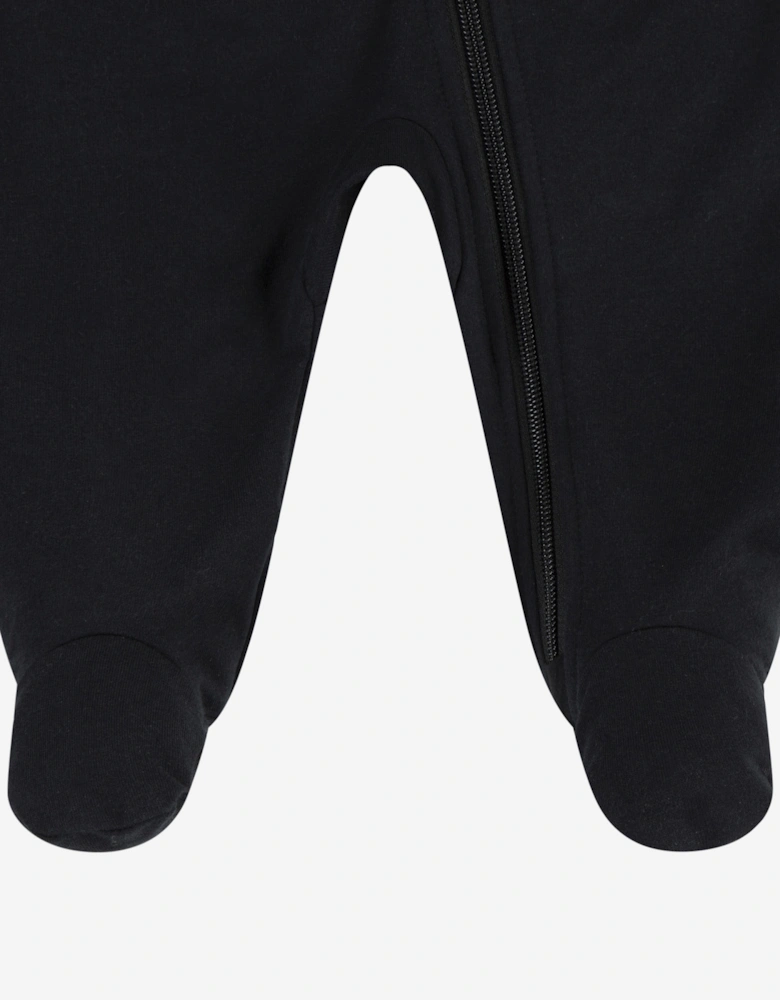 Jordan Baby Jumpman Footed Coverall in Black