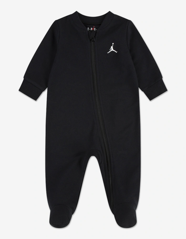 Jordan Baby Jumpman Footed Coverall in Black