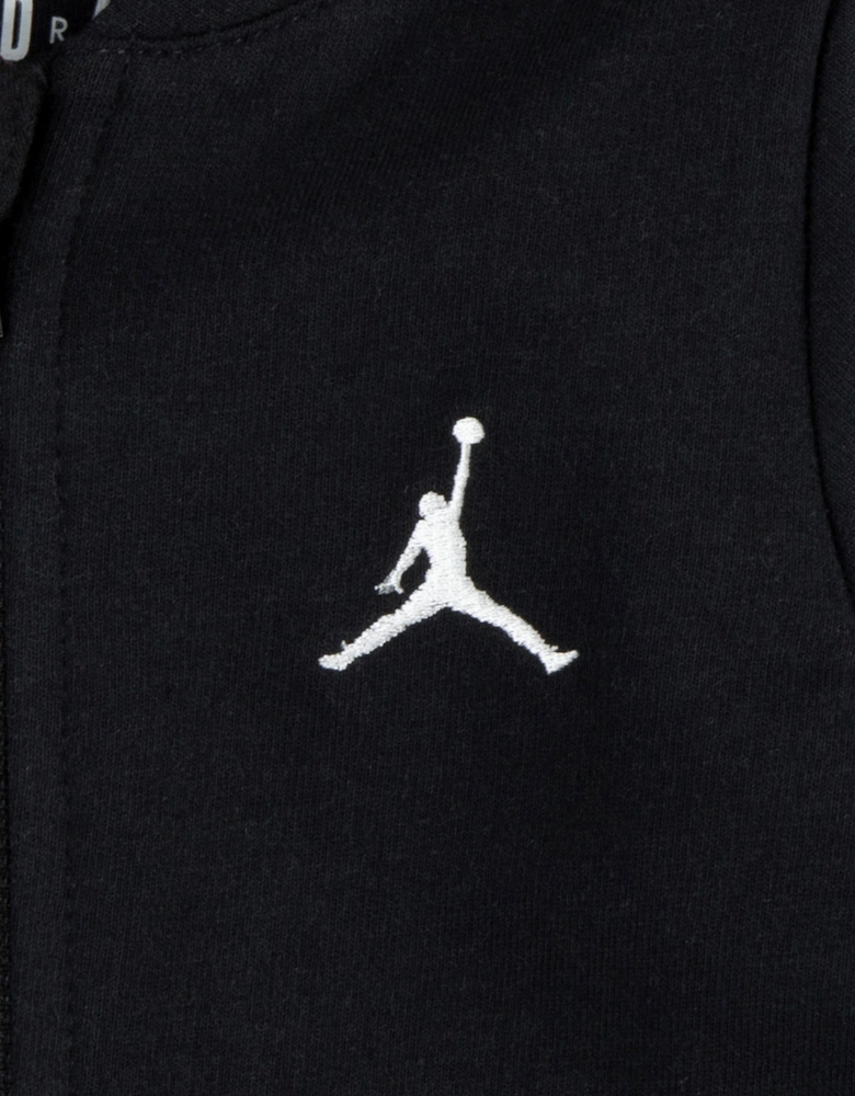 Jordan Baby Jumpman Footed Coverall in Black