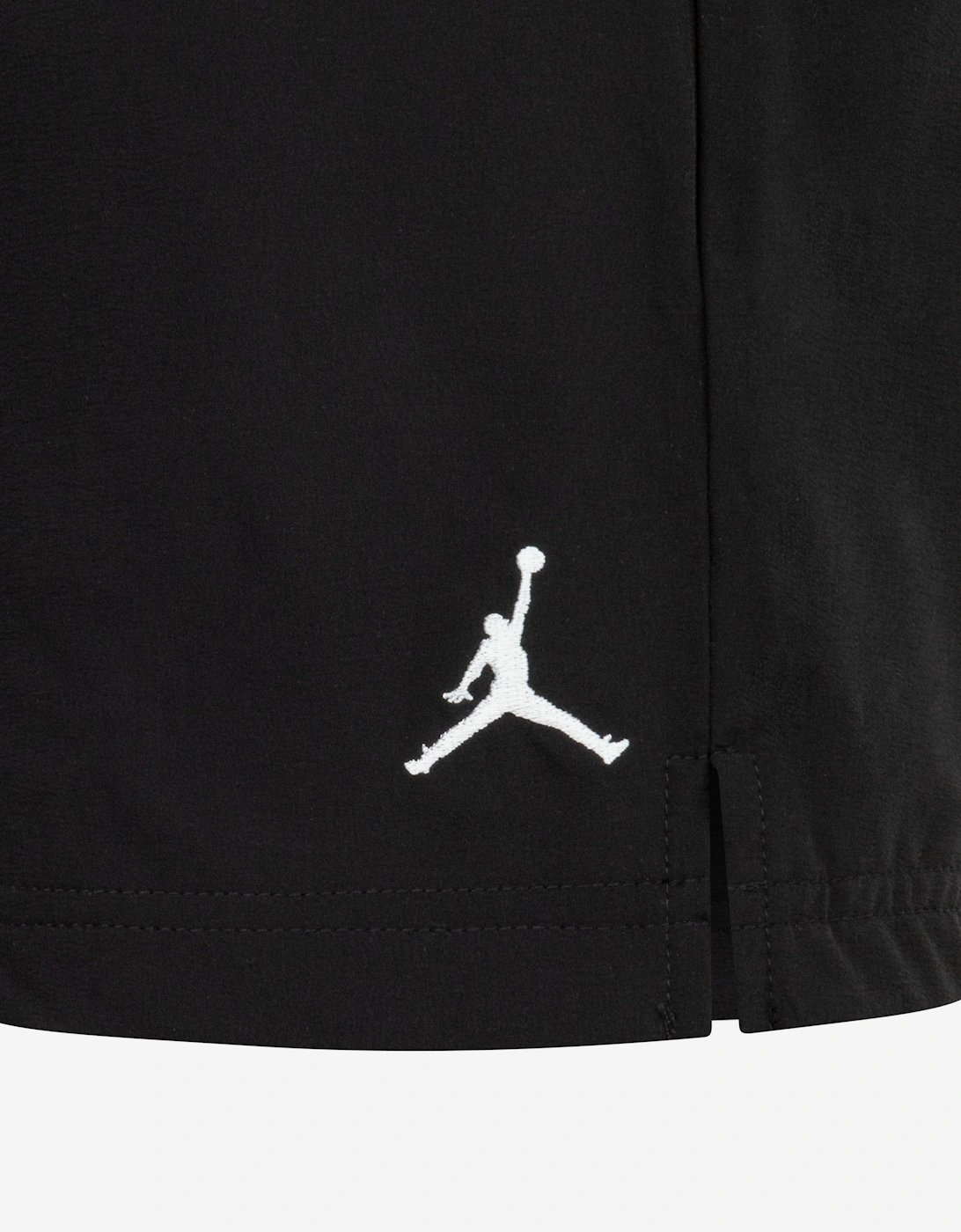 Jordan Boys MJ Jumpman Woven Play Shorts in Black