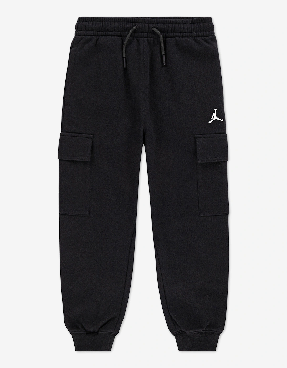 Jordan Boys My Brooklyn Essential Fleece Cargo Pants in Black