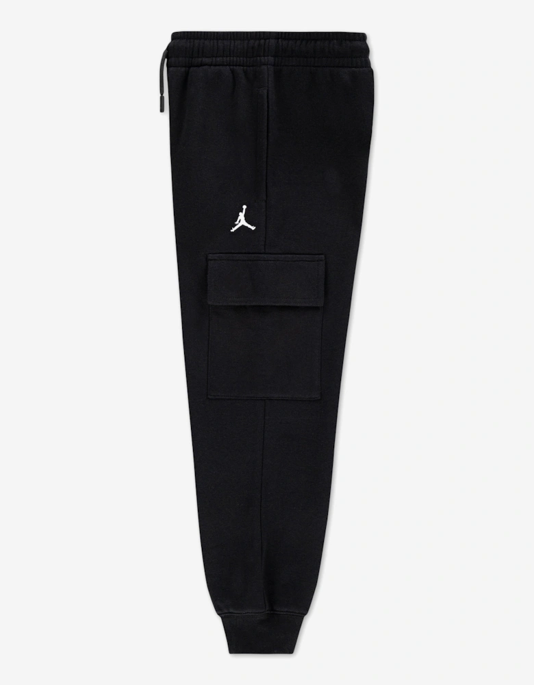 Jordan Boys My Brooklyn Essential Fleece Cargo Pants in Black