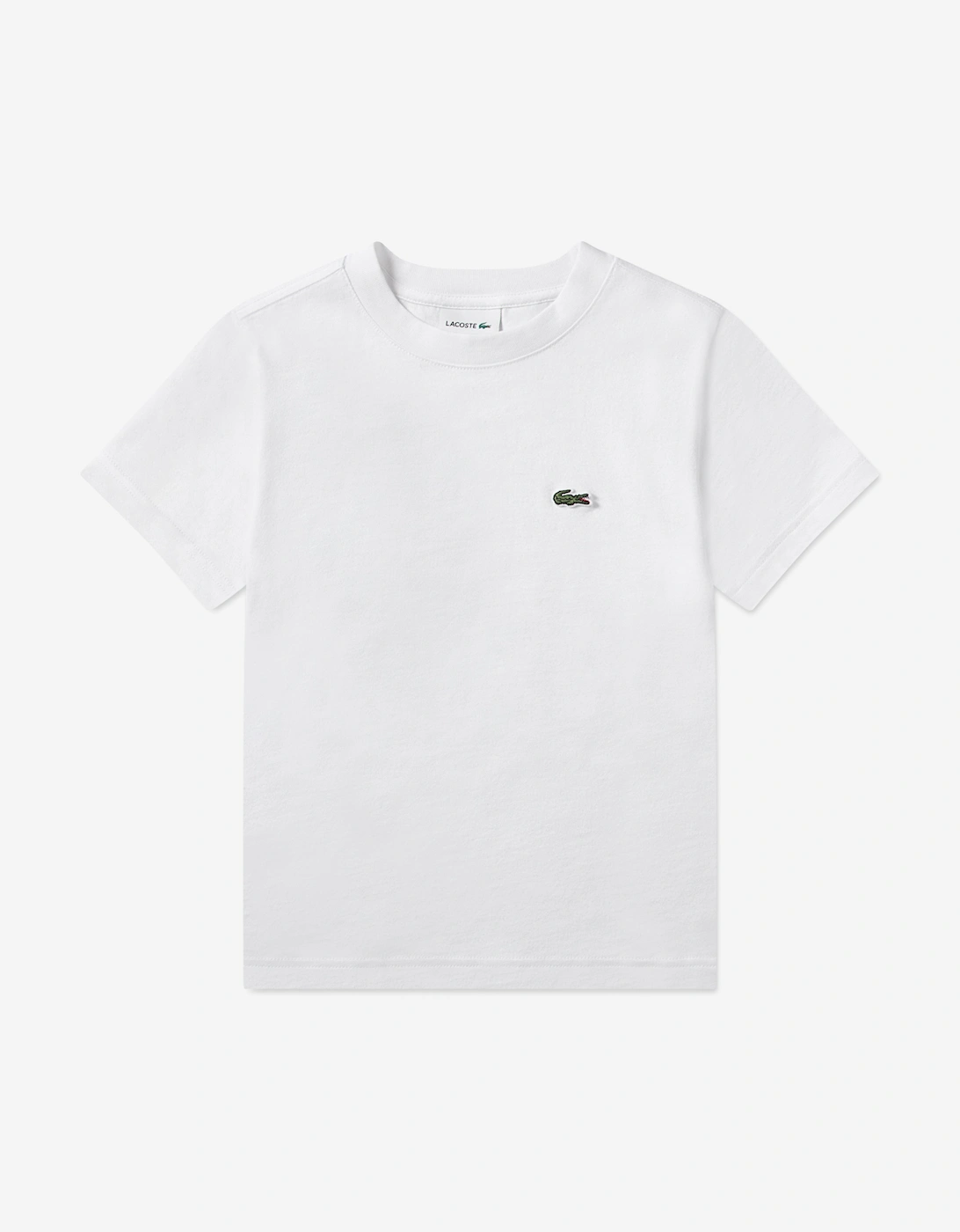 Boys Logo T-Shirt in White, 5 of 4