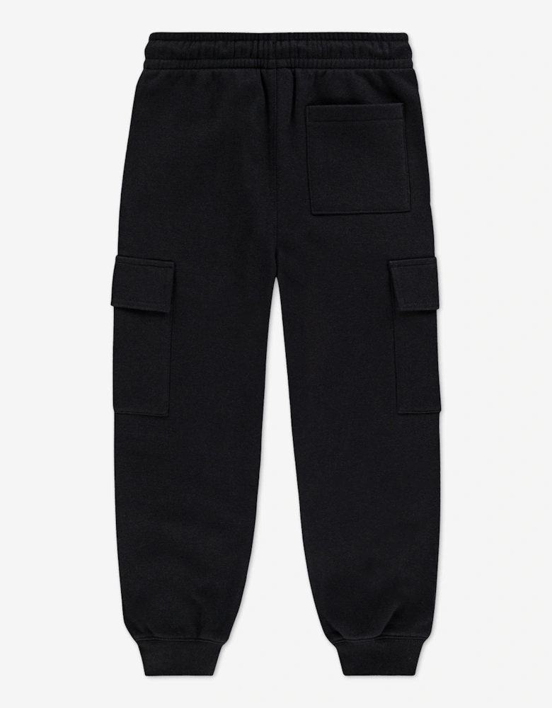 Jordan Boys My Brooklyn Essential Fleece Cargo Pants in Black