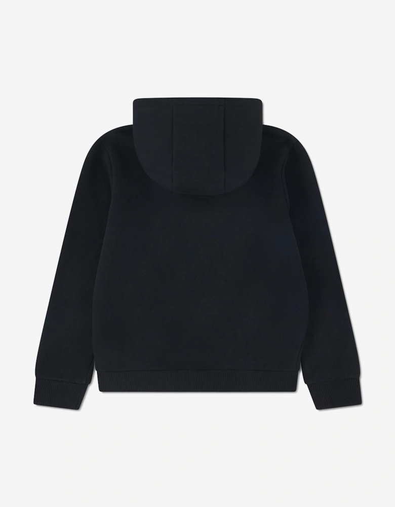 Boys Core Fleece Pullover Hoodie in Black